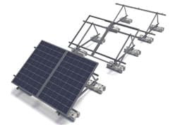 Estructuras fotovoltaicas para cubiertas con placas solares CSI